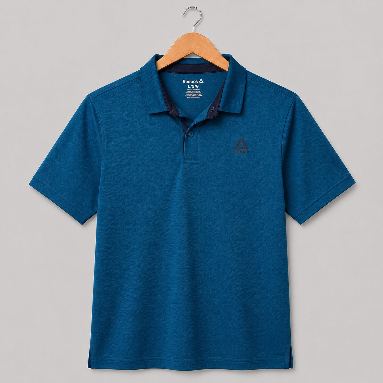 Reebok Men's Performance Polo Shirt Moisture Wicking