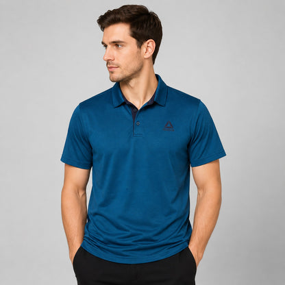 Reebok Men's Performance Polo Shirt Moisture Wicking
