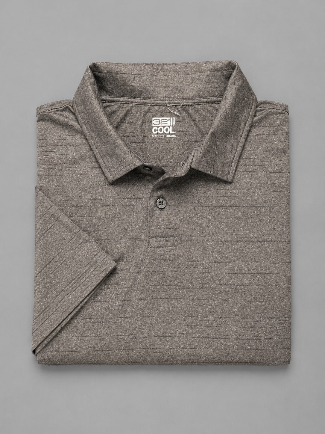32 Cool Sport Polo Shirt Grey
