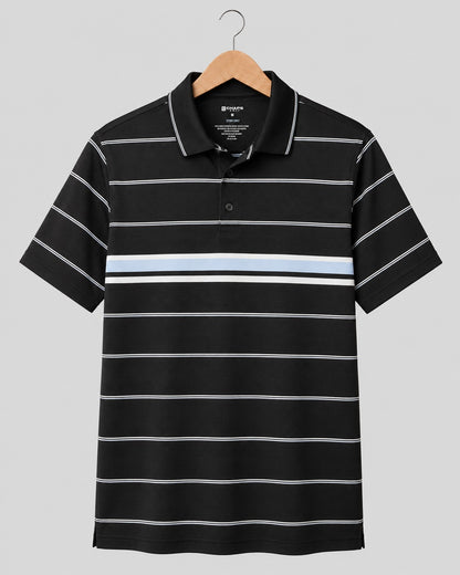 Chaps Golf Polo Shirt Striped