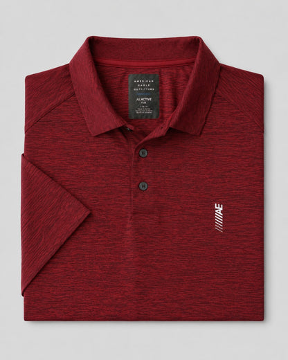 American Eagle Outfitters Polo Shirt Heathered