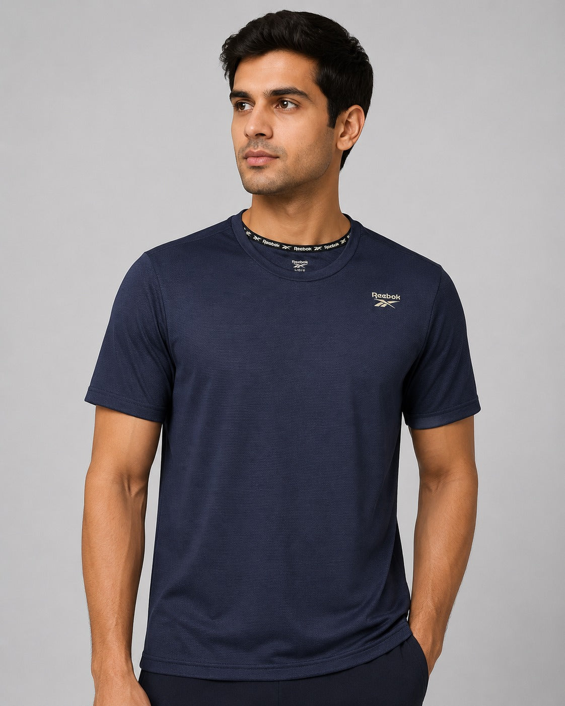 Reebok Training Stretch Teck Crew Neck T-Shirt