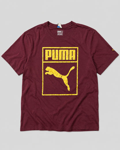 Puma Men's T-Shirt Maroon