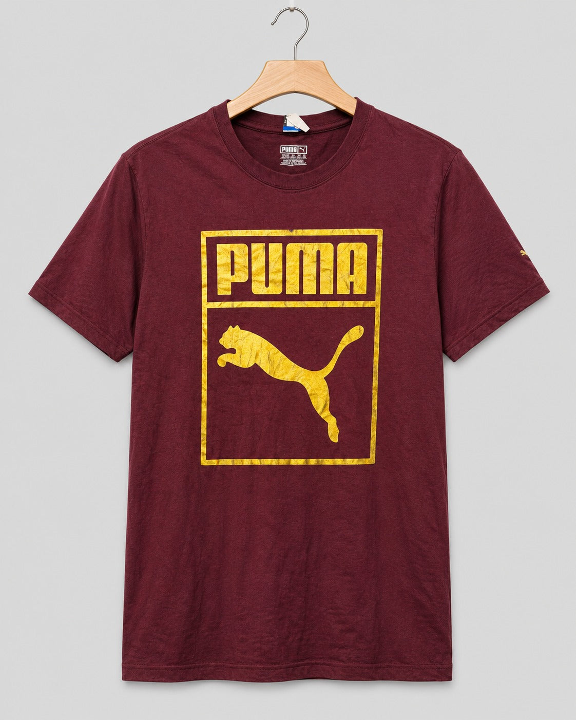 Puma Men's T-Shirt Maroon