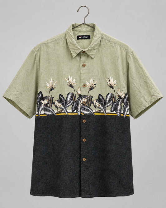 Puritan Brand Short Sleeve Button Down Shirt
