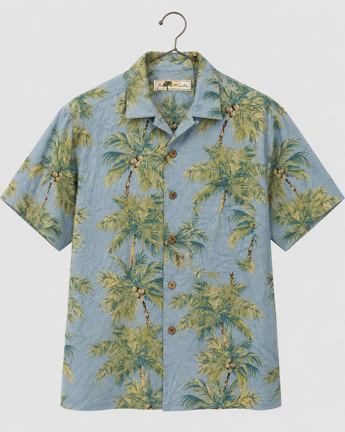 Joe Martin Hawaii Palm Tree & Coconut Print