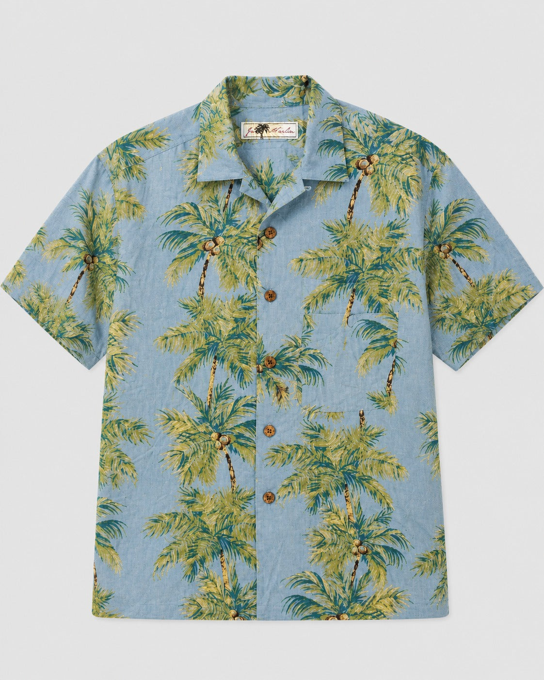 Joe Martin Hawaii Palm Tree & Coconut Print