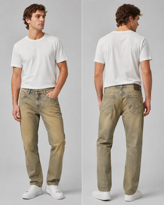 Replay Anbass Huper Flex Jeans Dirty Wash