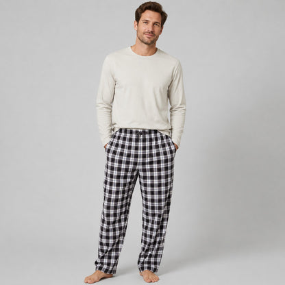 Saddlebred Men's Cotton Pajama Sleep Wear