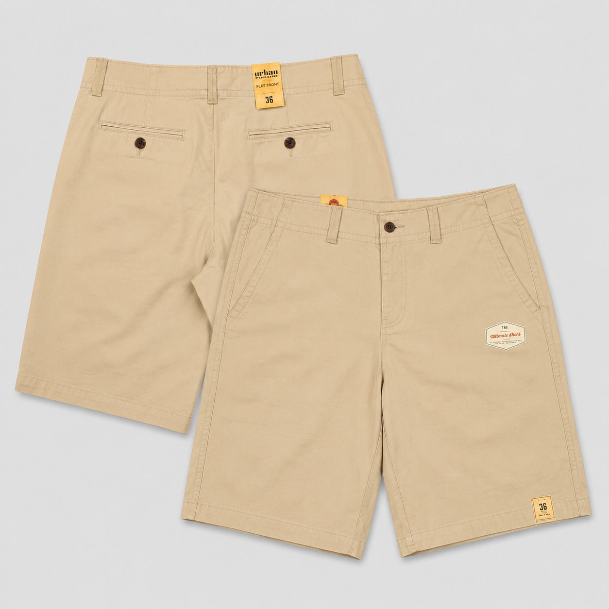 Urban Flat Front Men's Short
